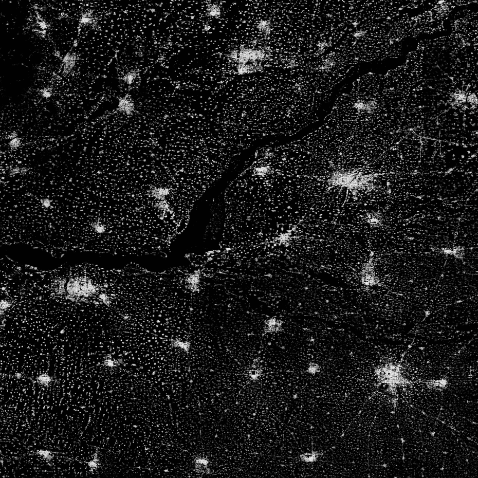 聚居/建成区 示例图